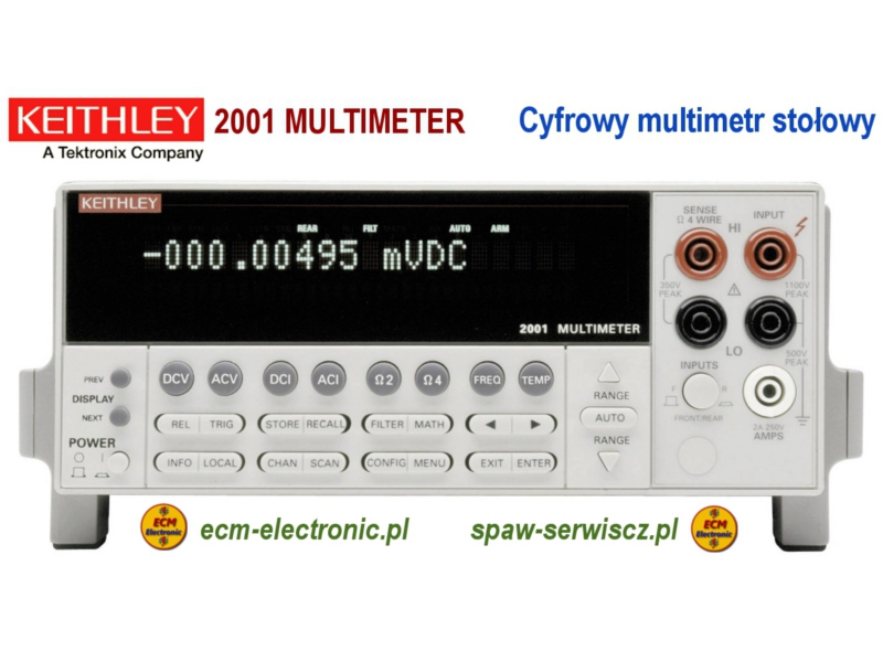 Multimetr stoowyKEITHLEY 2001 Multimeter (7½ cyfry)